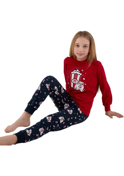 Rolypoly RP3678-G Anne Kız Kışlık Ikili Pijama Takım (Kız Garson Boy) fiyatları