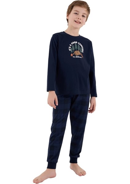 AR3500-G Baba Oğul Kışlık Ikili Pijama Takım (Oğul)