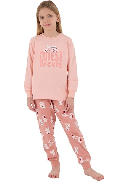 Rolypoly RP3708-2 Kız Çocuk Kışlık Ikili Pijama Takım