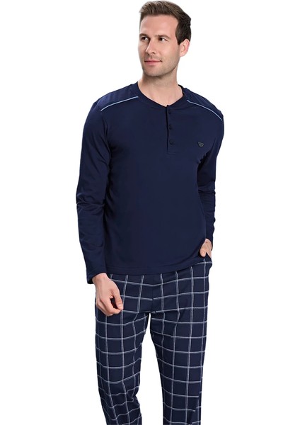 Over Sleep 2153 Erkek Büyük Beden Pijama Takım