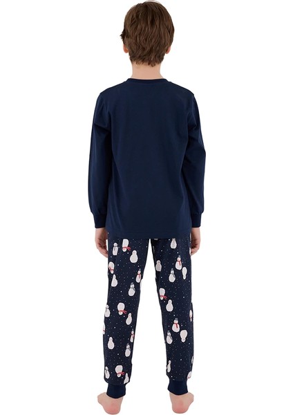 Rolypoly RP3680-2 Erkek Çocuk Kışlık Ikili Pijama Takım modelleri