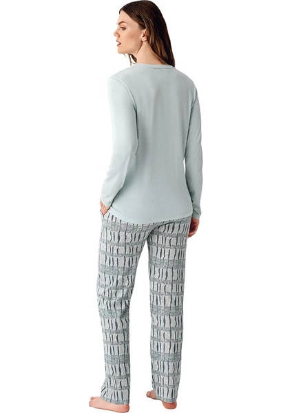 AR3405-S Kadın Ikili Kışlık Pijama Takım fiyatları