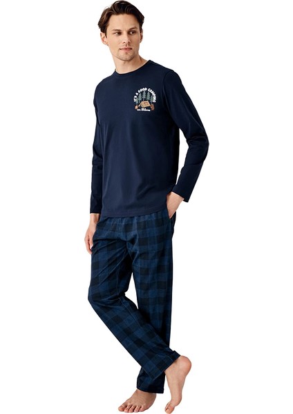 AR3500-S Baba Oğul Kışlık Ikili Pijama Takım (Baba)