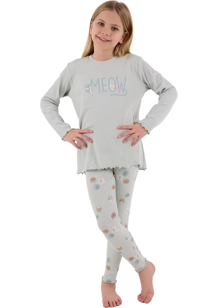 Rolypoly RP3700-2 Kız Çocuk Kışlık Ikili Pijama Takım