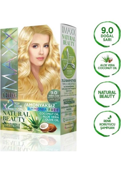 Litaetrend Natural Beauty Amonyaksız Saç Boyası 9.0 Doğal Sarı modelleri