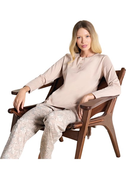 Over Sleep 3123 Kadın Büyük Beden Pijama Takımı