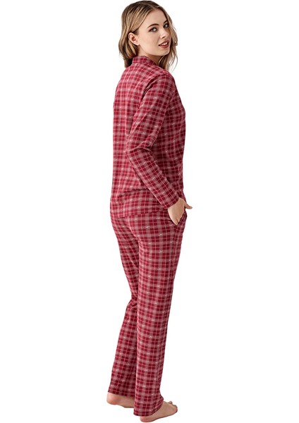 AR3447-S Kadın Kışlık Ikili Pijama Takım