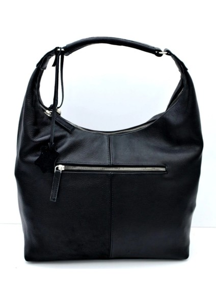 Kadın Siyah Linda Hakiki Deri Çanta fırsatları