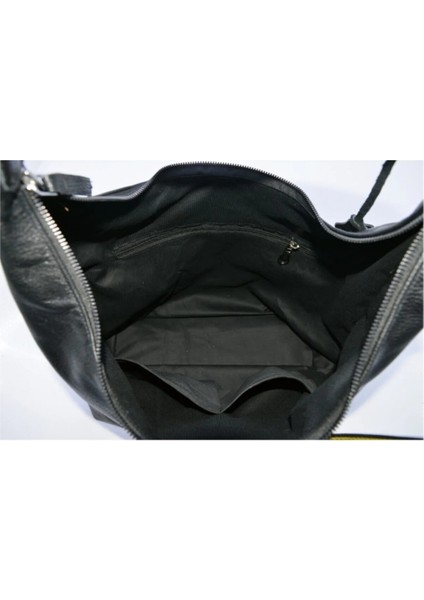 Kadın Siyah Linda Hakiki Deri Çanta indirimleri