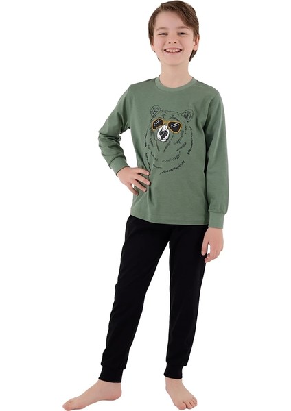 Rolypoly RP3659-2 Erkek Çocuk Kışlık Ikili Pijama Takım