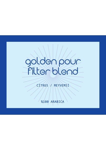 Golden Pour Filtre Blend Çekirdek Kahve 1000GR fiyatları