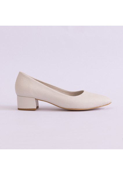 Hakiki Deri Topuklu Kadın Ayakkabısı 25NE783 fiyatları