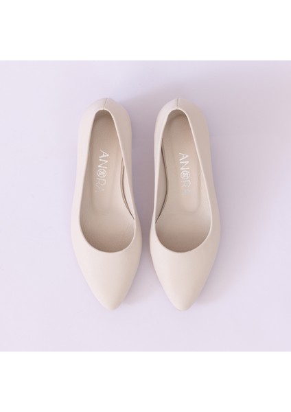 Hakiki Deri Topuklu Kadın Ayakkabısı 25NE783 indirimleri