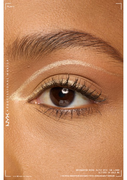 Brıdgerton Koleksiyonu Işıltılı Eyelıner Paleti - 02 Glıtzed In Gold modelleri
