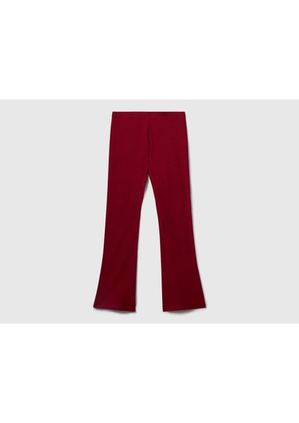 Kız Çocuk Geniş Paça Logo Detaylı Tayt fırsatları