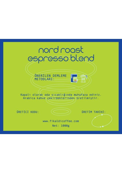 Nord Roast Espresso Blend Çekirdek Kahve 1000GR fırsatları