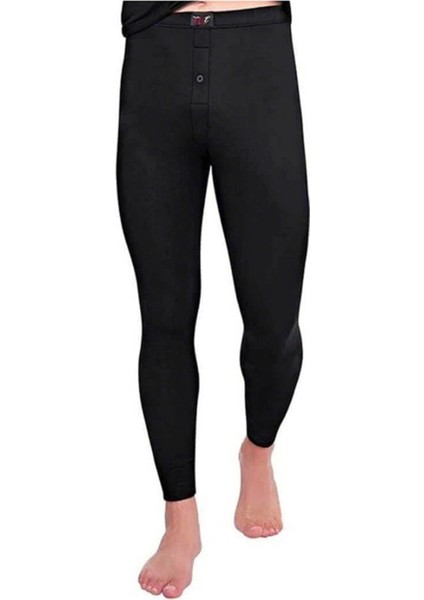Erkek Siyah Termal Alt (Unisex) Elit Erkek Thermal Tayt Içlik Siyah