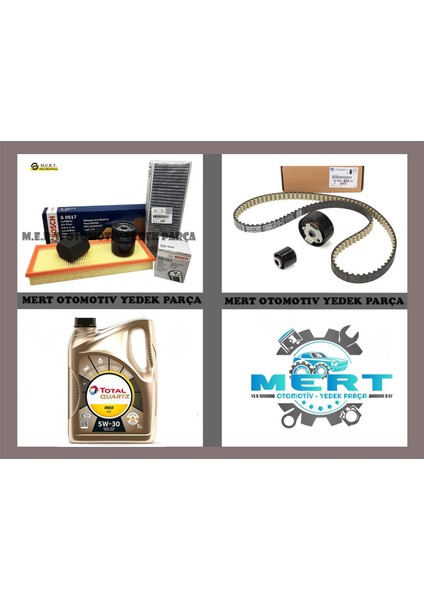 Peugeot 3008 1.2 Puretech 130HP Komple Bakım Seti ve Ineo Htc Motor Yağı