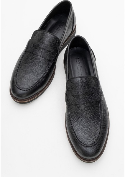 Hakiki Deri, Bağcıksız, Iç Dış Deri, Erkek Ayakkabı