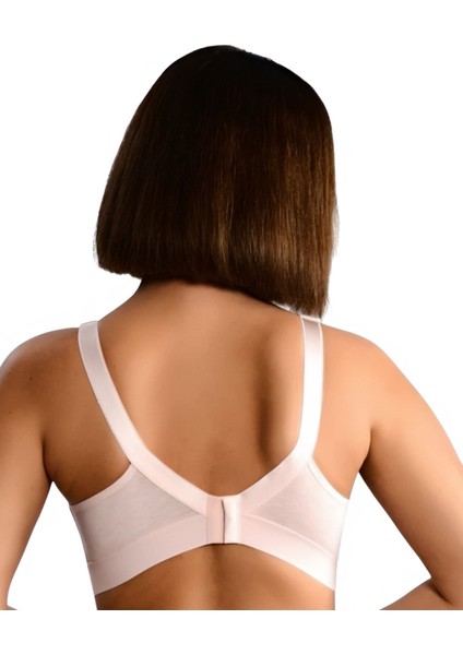 Lüks Pamuklu Penye Geniş Lastikli Telsiz Toparlayıcı ( Balensiz Minimizer ) Sütyen EBRU1010