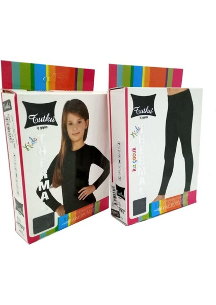 Termal Kız Çocuk Tayt ve Body Takım -20 +20 Derece Tam Koruma