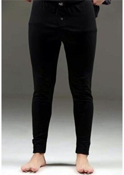 Erkek Siyah Termal Şardonlu Thermo Cool Içlik Tayt