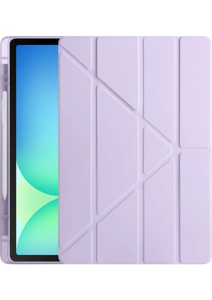 Msa-Shop Newface Huawei Honor Pad X9 11.5 Kılıf Kalemlikli Mars Tablet Kılıfı - Lila