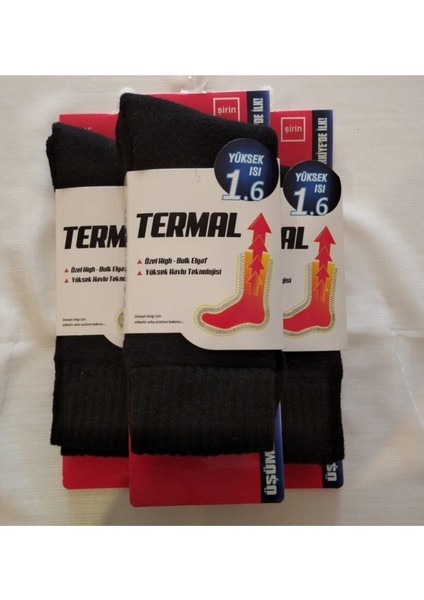 3lü Termal Kışlık Kalın Çorap Erkek-Kadın-Unisex