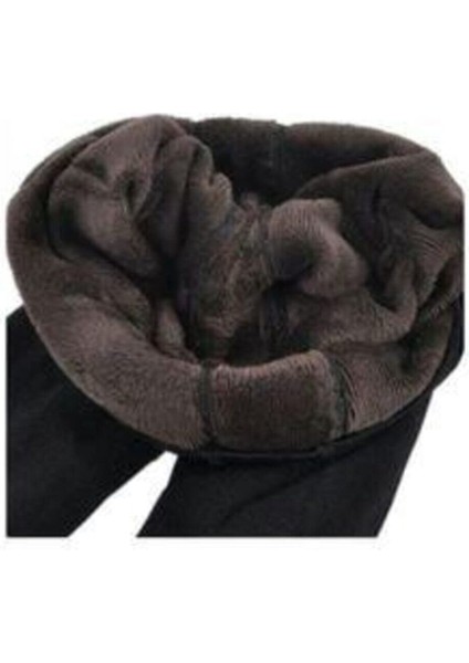 Bayan Kışlık Içi Peluş Termal Tayt SIYAH-9020 modelleri