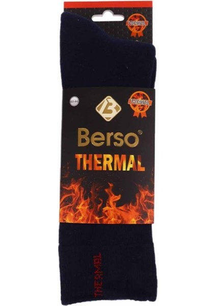 Erkek Mavi Termal Çorap