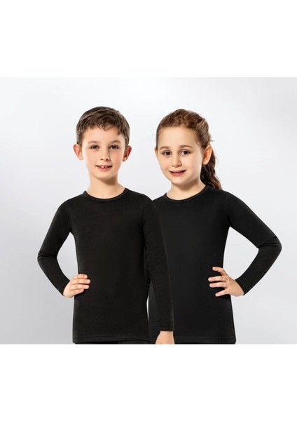 Kız-Erkek Çocuk Termal Üst Uzun Kollu