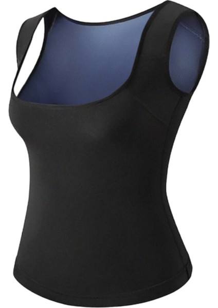 Kadın Siyah Termal Sauna Atlet