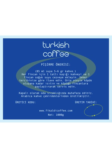 Turkish Blend 1000GR (Türk Kahvesi) fırsatları
