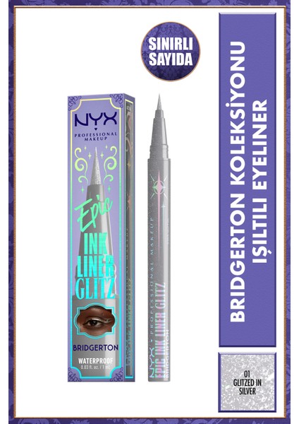 Brıdgerton Koleksiyonu Işıltılı Eyelıner Paleti -01 Glıtzed In Sılver