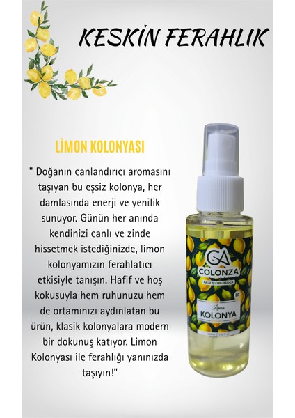 Limon Kolonyası fiyatları