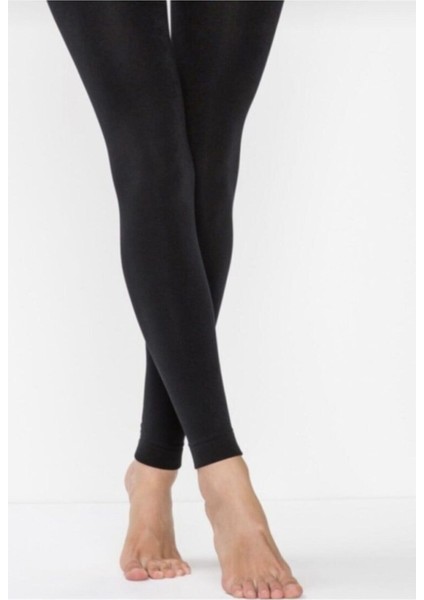 Kadın Siyah Termal Tayt
