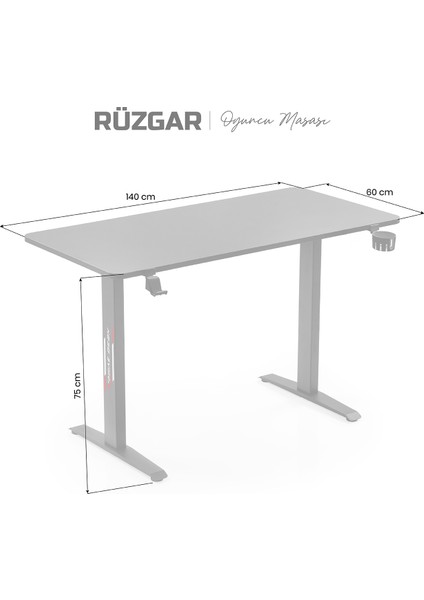 Rüzgar Oyuncu Masası Siyah 140X60 modelleri