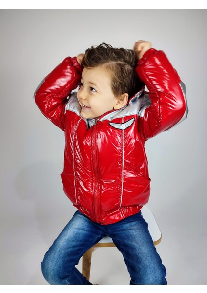 Çocuk Polar Astarlı Parlak Şişme Mont fırsatları