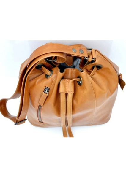 Gunn Büyük Torba Hakiki Deri Askılı Çanta modelleri