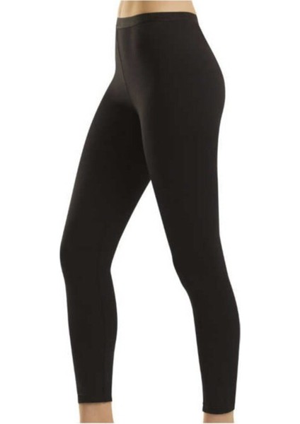 Termal Kadın Tayt Siyah Likralı Içlik Belisa Iç Giyim
