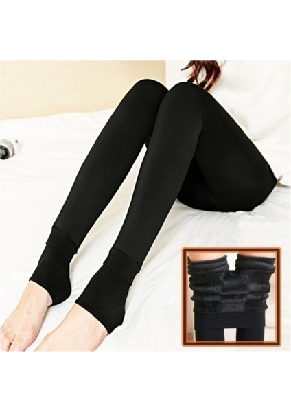 Içi Şardonlu Kadın Kışlık Termal Tayt