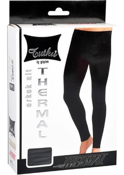 Erkek Siyah Termal Tayt