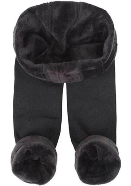 Kadın Siyah Içi Peluşlu Kışlık Termal Tayt fiyatları