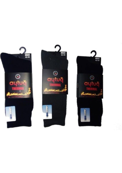 Kaliteli Kışlık Erkek Termal Çorap 3 Adet Karışık Renk fiyatları