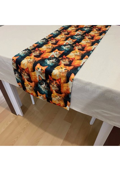 Pati Koleksiyonu, Yüksek Kaliteli Dijital Baskılı Runner, Dayanıklı, Modern Tasarım 35X120 cm modelleri