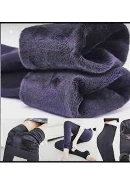 Kadın Siyah Içi Peluş Termal Tayt fiyatları