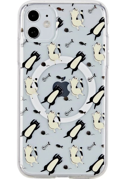 Resveq Joko Iphone 11 Tanya Magsafe Kapak - Desen 4