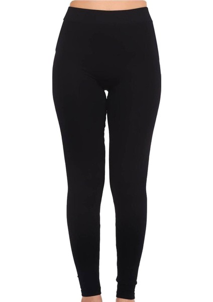 Kadın Iç Kısmı Peluşlu Kışlık Termal Tayt