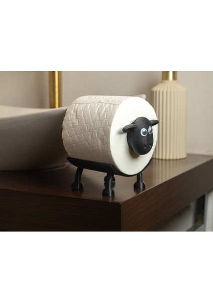 Kreatif Koyun Tasarımlı Tuvalet Kağıdı Tutucu – Eğlenceli Banyo Dekoru fiyatları