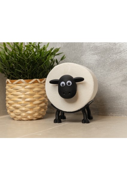 Kreatif Koyun Tasarımlı Tuvalet Kağıdı Tutucu – Eğlenceli Banyo Dekoru fırsatları